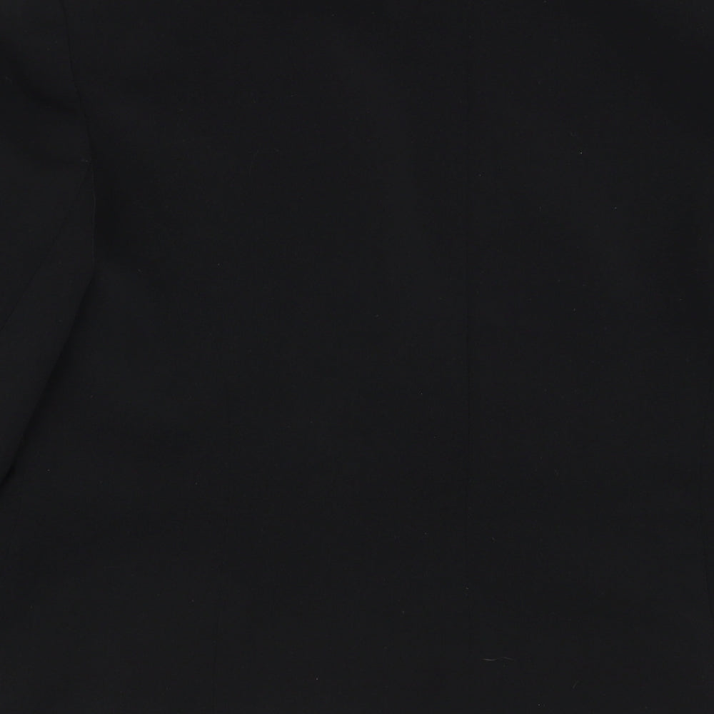 AMARANTO Womens Black Jacket Blazer Size 10
