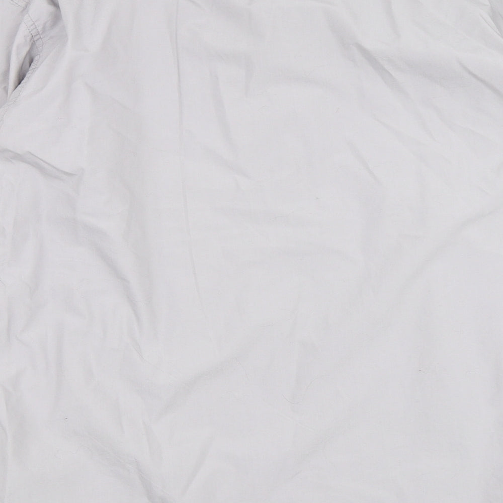 Lyon Becker Mens Grey Button-Up Size 2XL