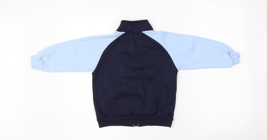 Lonsdale Boys Blue Full Zip Jumper Size 2-3 Years