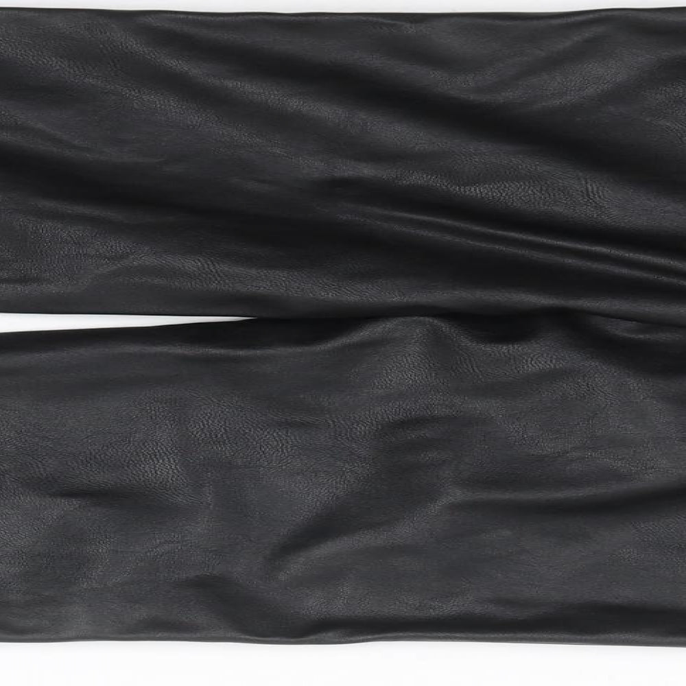 H&M Womens Black Floral Carrot Trousers Size 8 L28 in