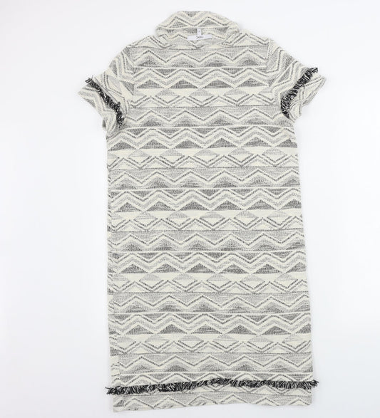 NEXT Womens Beige A-Line Size 12