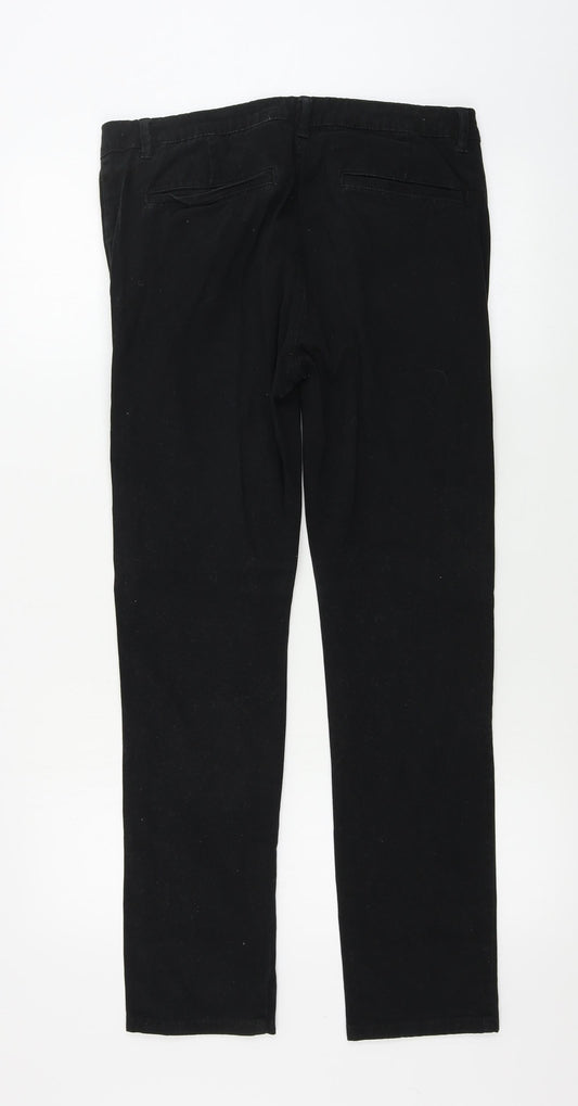 denim co Womens Black Straight Jeans Size 32 in L30 in