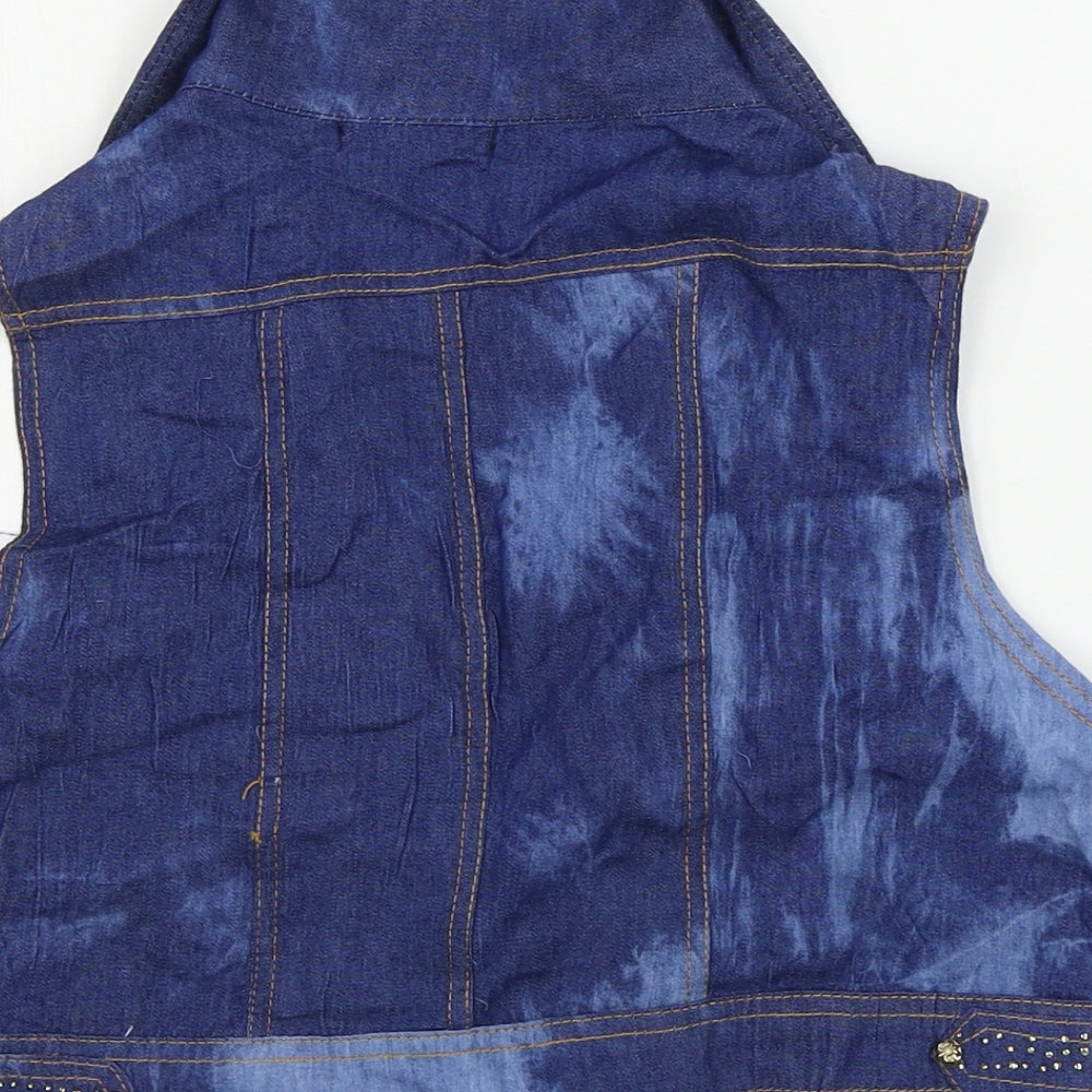 plam mode Womens Blue Jacket Coat Size L