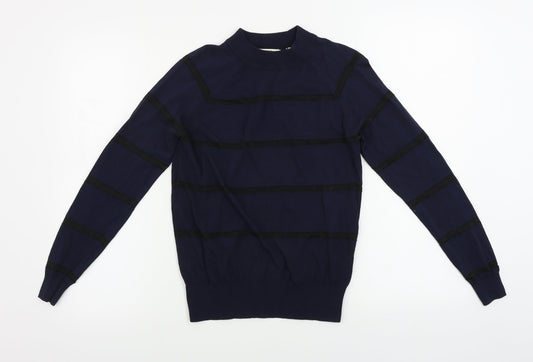 Jack Wills  Womens Blue Striped  Pullover Jumper Size 8
