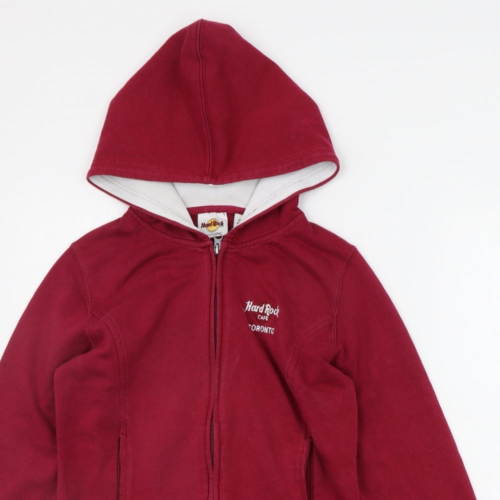 Hard Rock Womens Red Jacket Coat Size S
