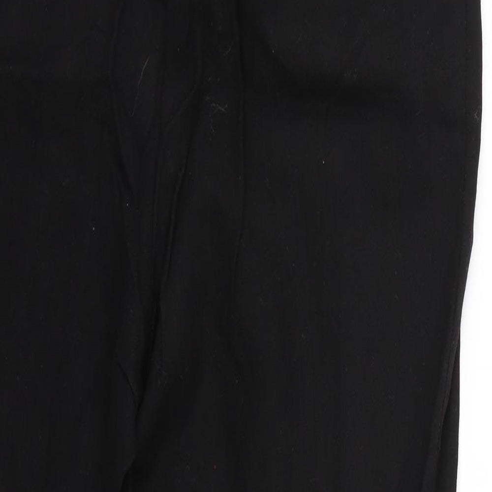 Marks and Spencer Womens Black Trousers Size 14 L25 in