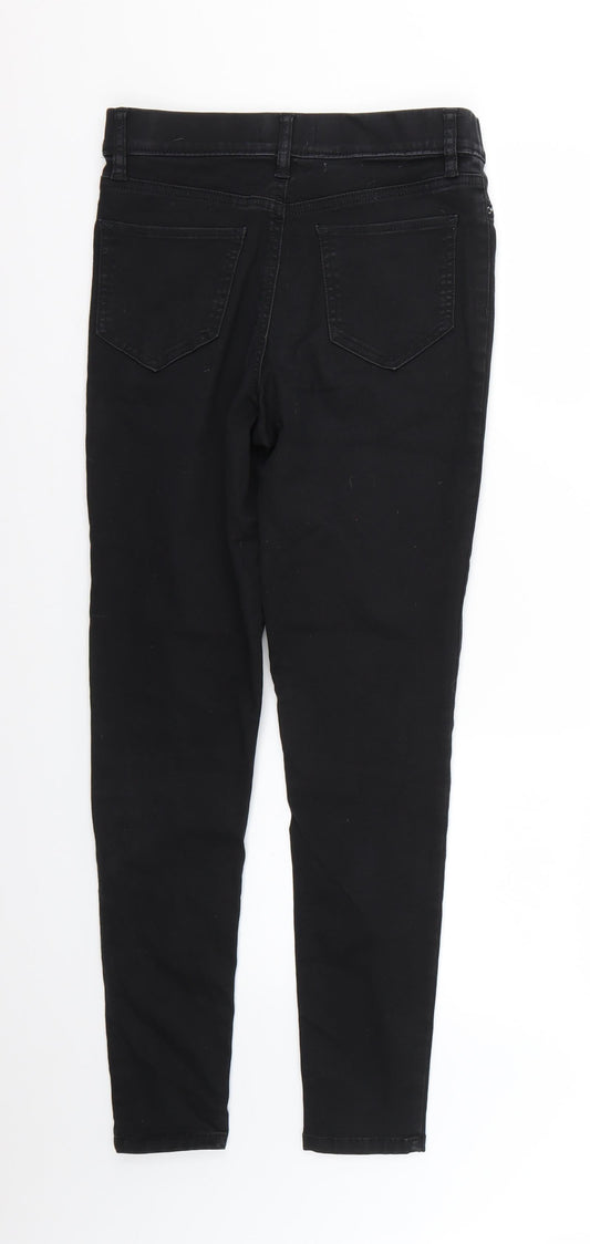 F&F Womens Black Skinny Jeans Size 10 L27 in