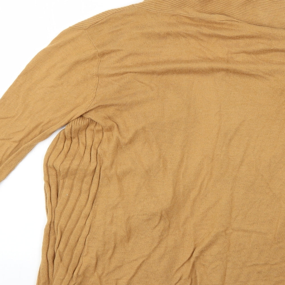 TU Womens Brown Cardigan Jumper Size 8