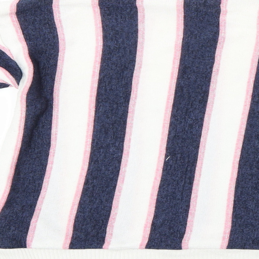 Marks and Spencer Womens Multicoloured Striped Pullover Jumper Size 16