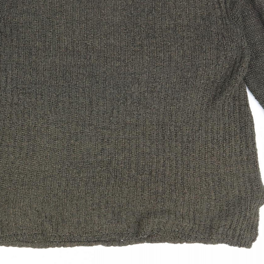 H&M Womens Green Pullover Jumper Size L