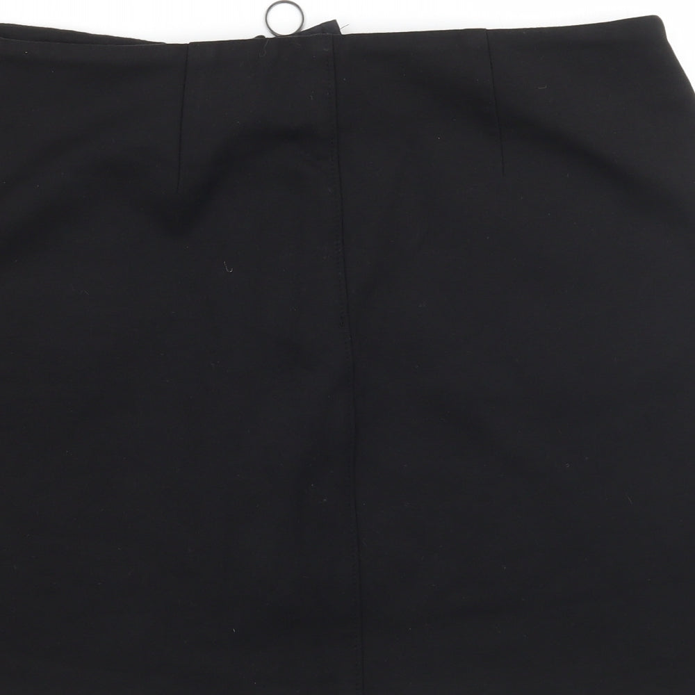Red Herring Womens Black A-Line Skirt Size 12