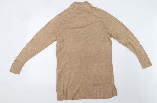 Debenhams Womens Brown Knit A-Line Size 12