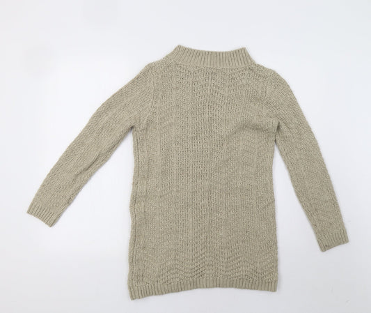 Matalan Womens Beige Knit Pullover Sweatshirt Size S