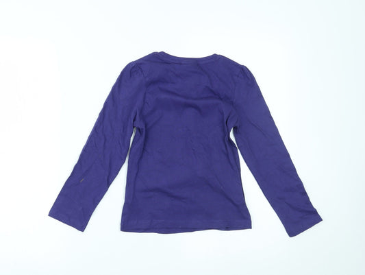 Star Wars Girls Purple Top Pyjama Top Size 8 Years - Star wars