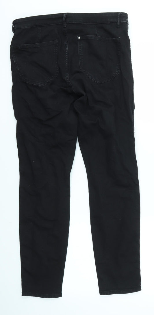 H&M Womens Black Skinny Jeans Size 30 in L28 in