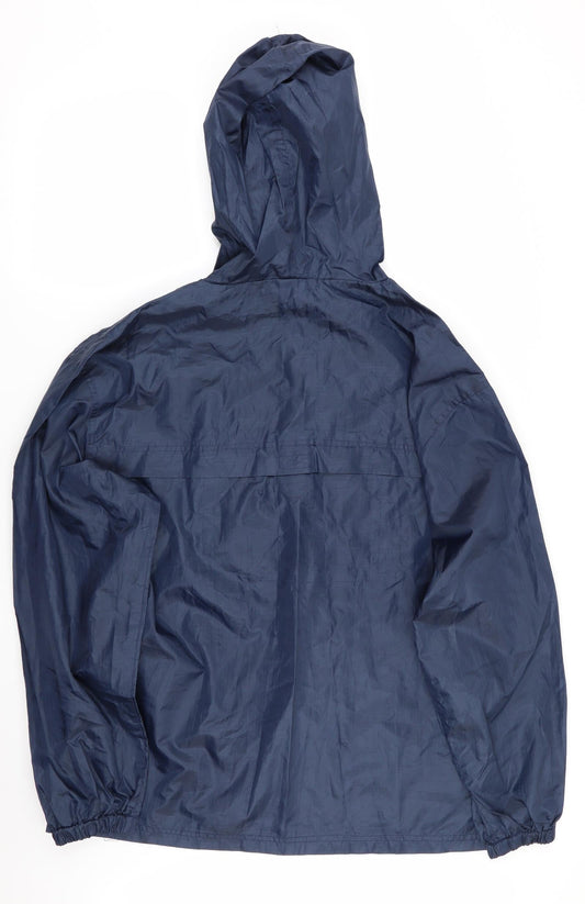Premier Man Mens Blue Rain Coat Coat Size S