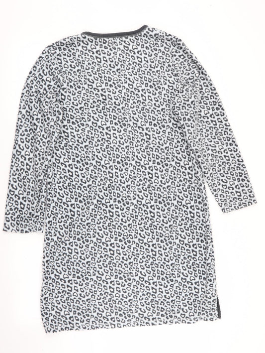 Love To Lounge Womens Grey Animal Print Dress Size 8