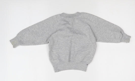 Preworn Girls Grey Pullover Jumper