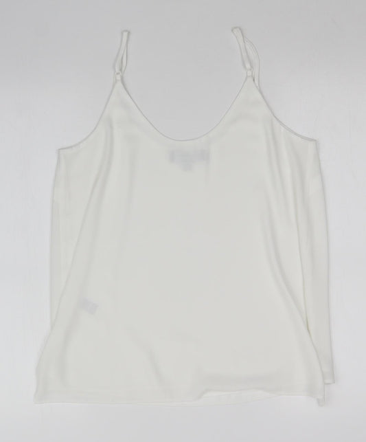 Dorothy Perkins Womens White Basic T-Shirt Size 12