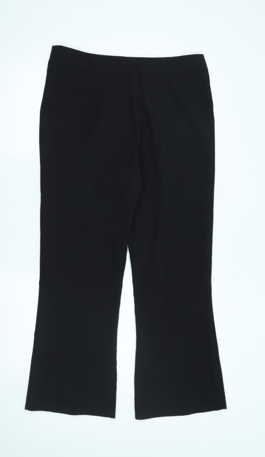 George Womens Black Suit Trousers Size 12 L26 in