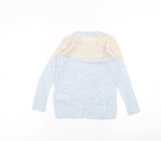 Gap Girls Blue Rayon Pullover Jumper Size XS