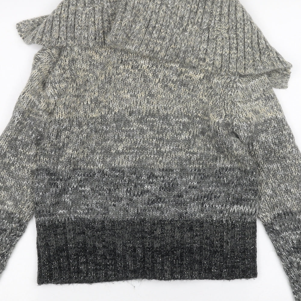 Select Womens Grey Cardigan Jumper Size S