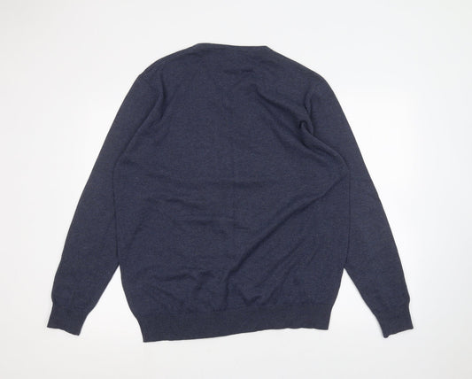 George Mens Blue Pullover Jumper Size XL
