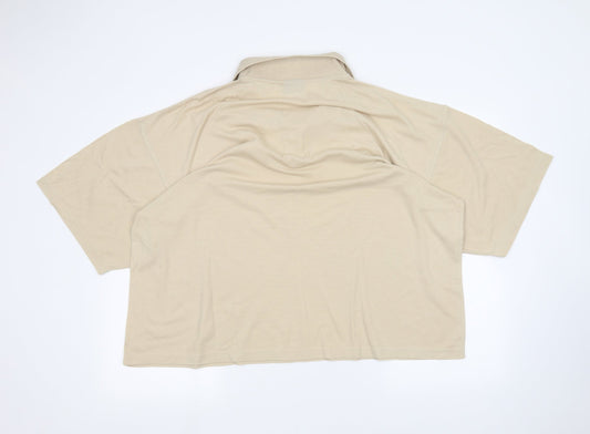 originals Mens Beige Polo Size 2XL