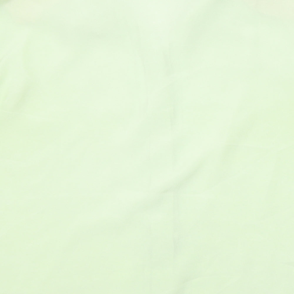 Preworn Womens Green Basic Button-Up Size 16