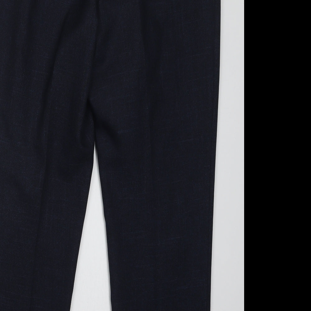 Marks and Spencer Womens Blue Trousers Size 14 L28 in
