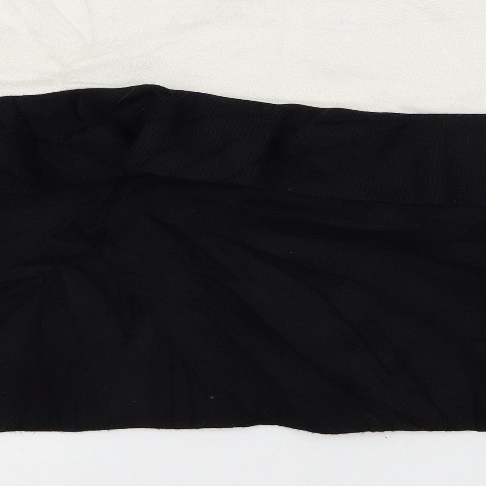 Zara Womens Black Knit Pullover Jumper Size M