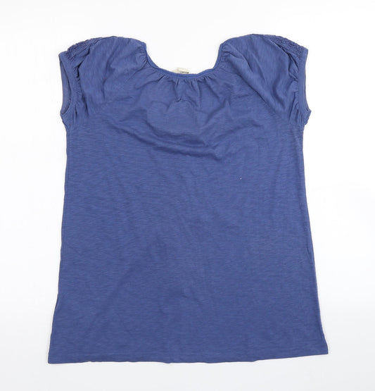 Denim & Supply Ralph Lauren Womens Blue Basic T-Shirt Size XS
