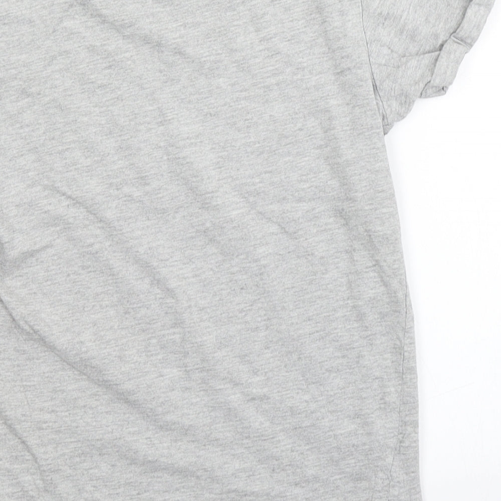 George Boys Grey Basic T-Shirt Size 6-7 Years