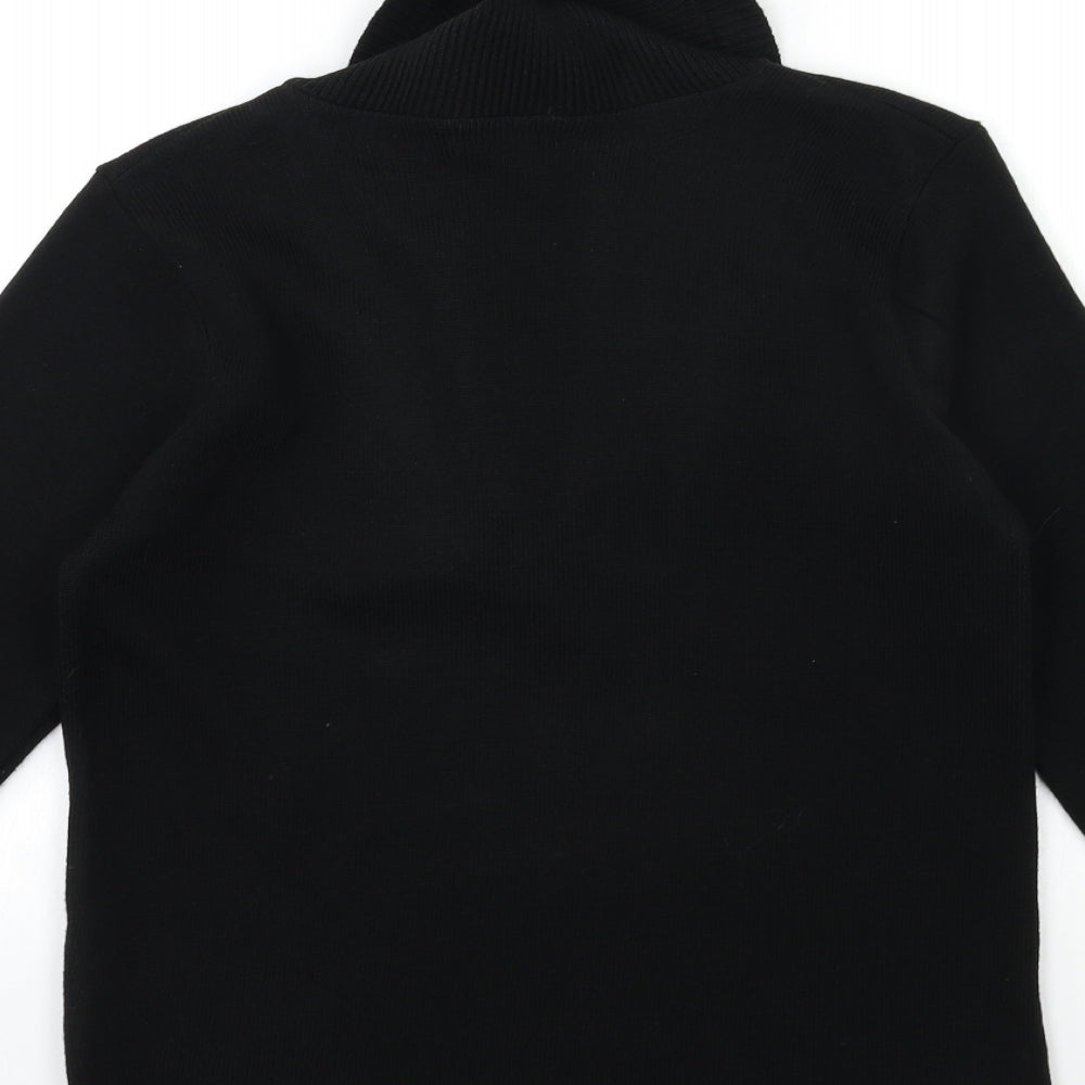 ME Womens Black Knit Pullover Jumper Size S