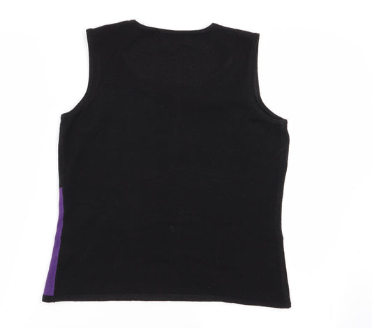 Dorothy Perkins Womens Black Basic Tank Size 14