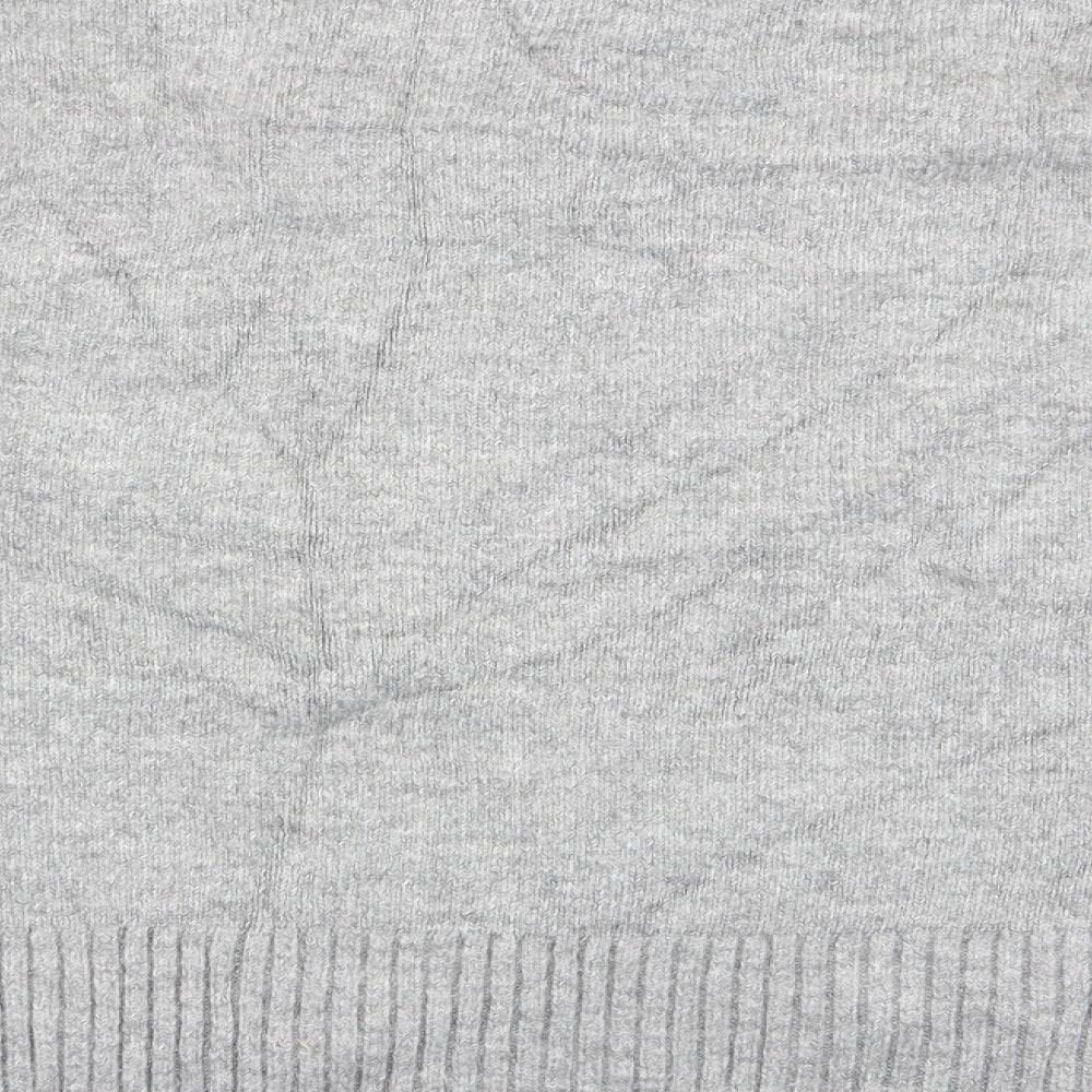 micha lounge Womens Grey Pullover Jumper Size M