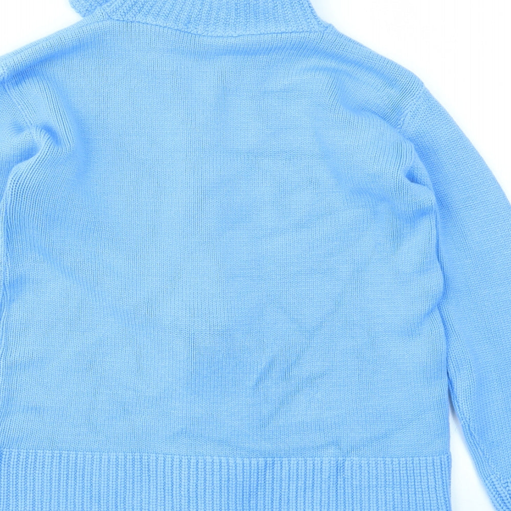 gorgeous Womens Blue Full Zip Jumper Size L