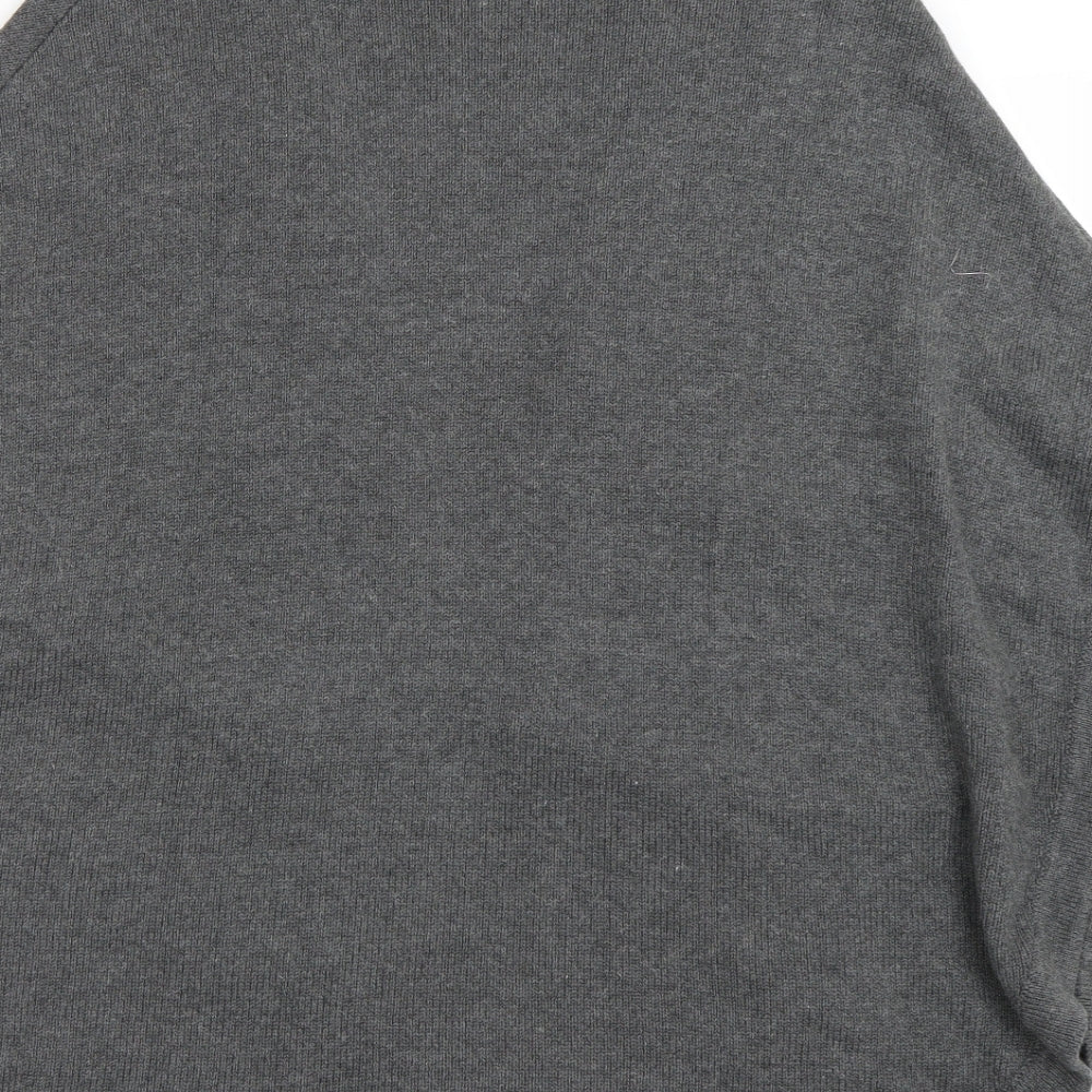 Gap Mens Grey Cardigan Jumper Size XS