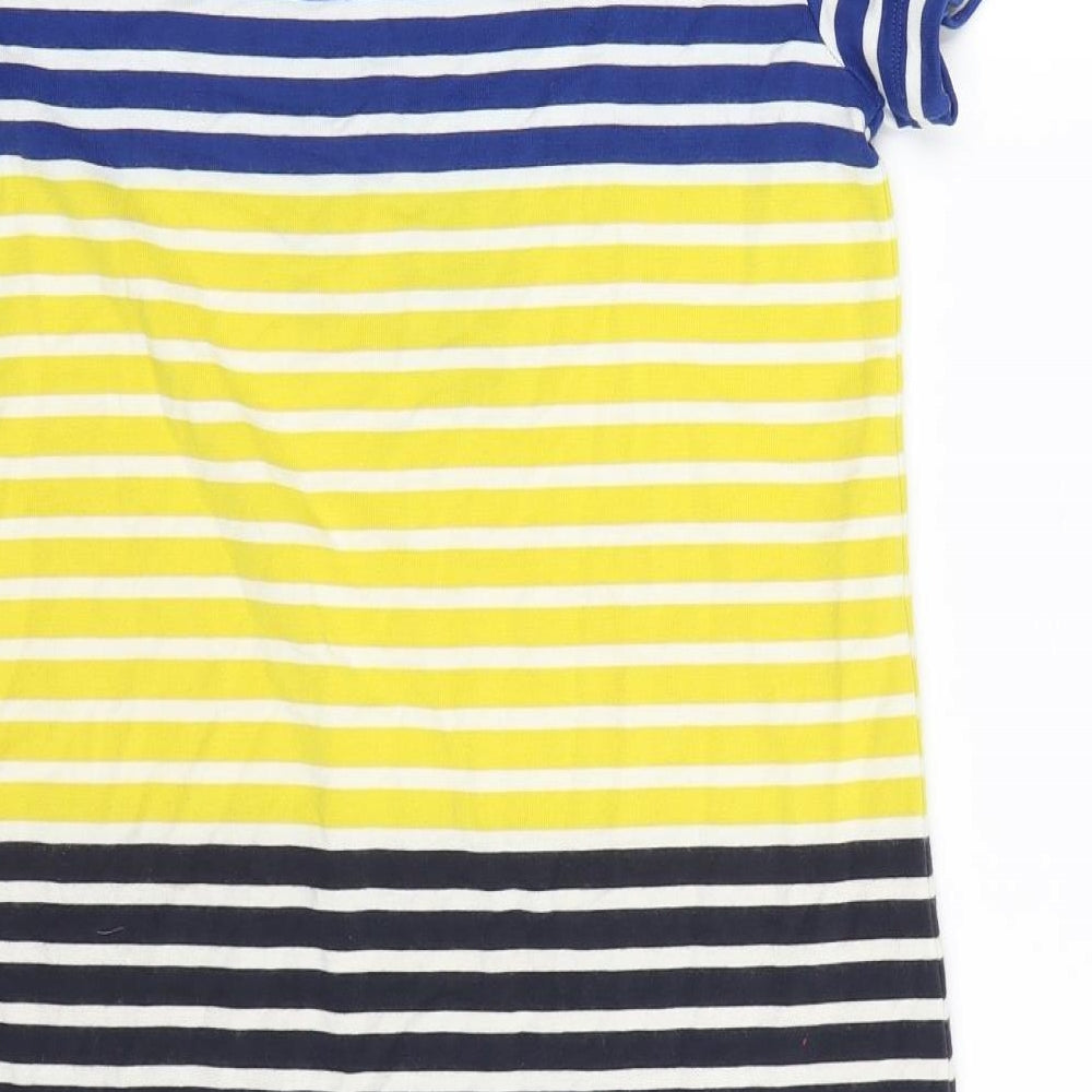 C&C California Womens Multicoloured Striped T-Shirt Dress Size S
