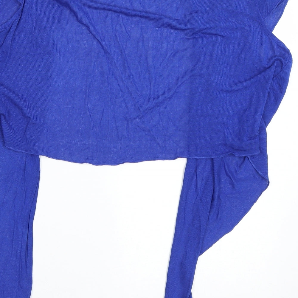 Per Una Womens Blue Cape Jumper Size 16