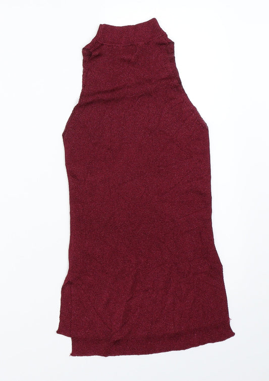 River Island Womens Red Basic Tank Size XS