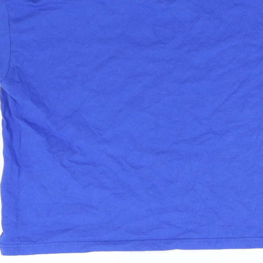 Fruit of the Loom Boys Blue Basic T-Shirt Size 7-8 Years