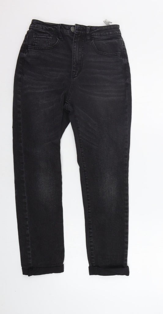 STR Womens Black Straight Jeans Size 6 L24 in