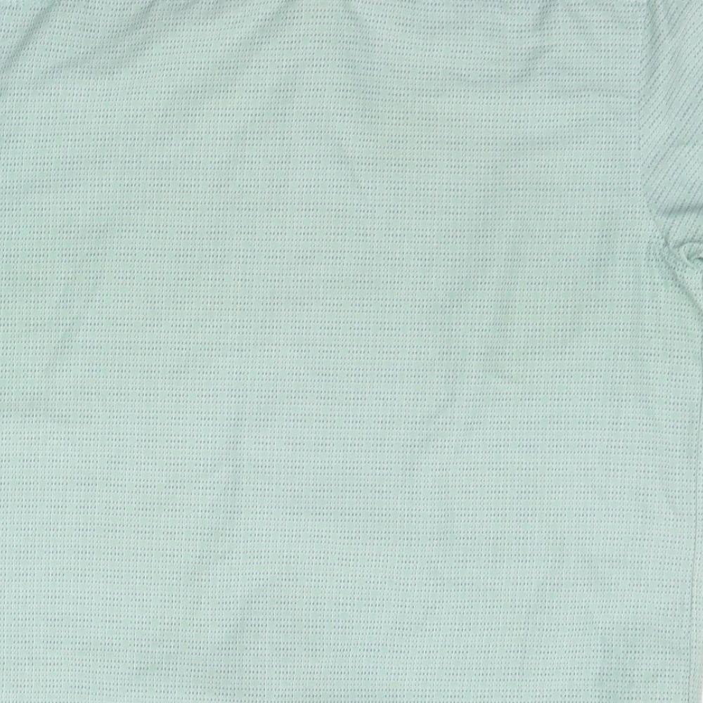BHS Mens Green Geometric Button-Up Size L