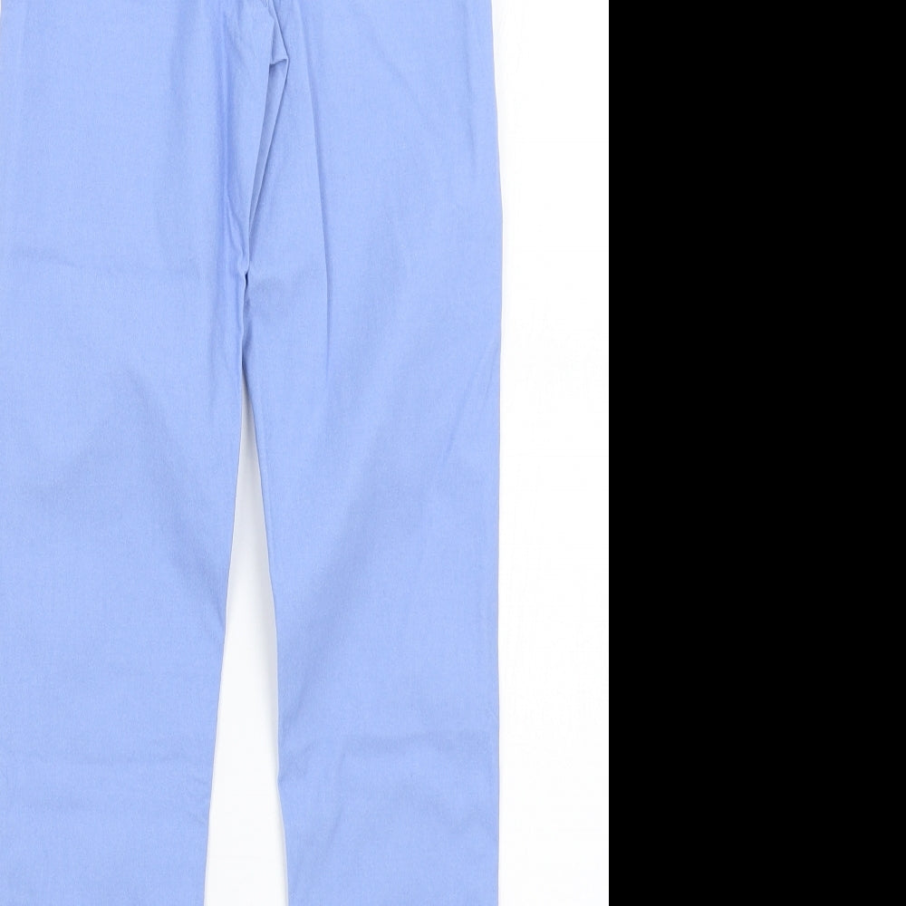 Pincai Womens Blue Capri Trousers Size XS L24 in