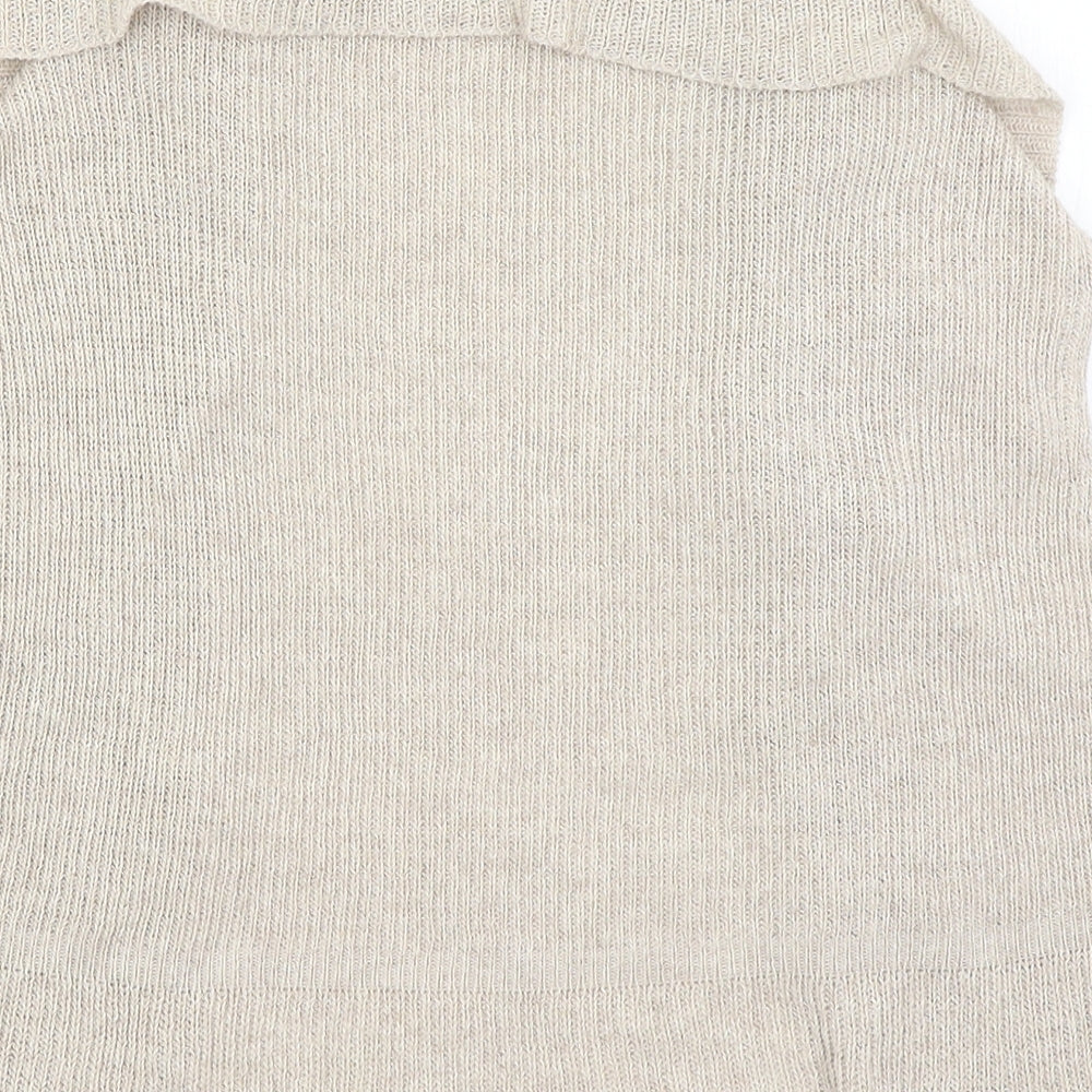 George Womens Beige Vest Jumper Size 12