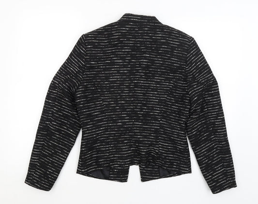 H&M Womens Black Jacket Blazer Size 10