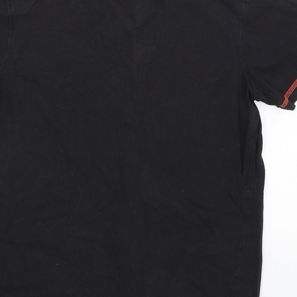 Here & There Boys Black Basic T-Shirt Size 11-12 Years - Skate The World
