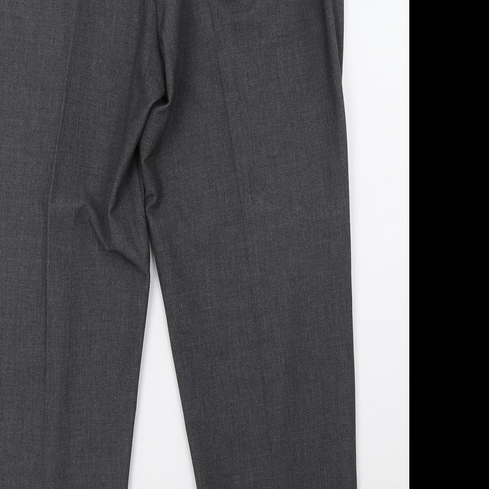 Berkertex Womens Grey Trousers Size 14 L30 in