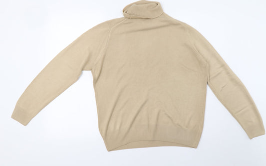 Marks and Spencer Womens Beige Knit Pullover Sweatshirt Size 14
